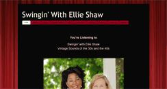 Desktop Screenshot of ellieshawjazz.com