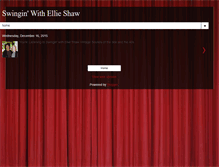 Tablet Screenshot of ellieshawjazz.com